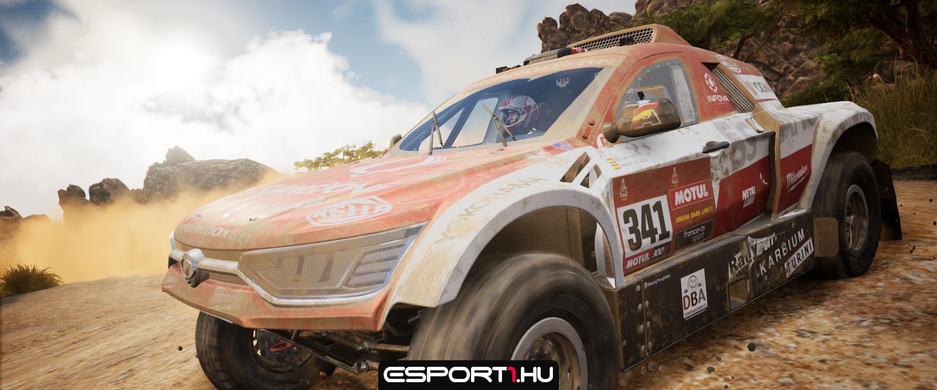 A sivatag csak rád vár, hogy te érj leggyorsabban célba a vadonat új Dakar-játékban