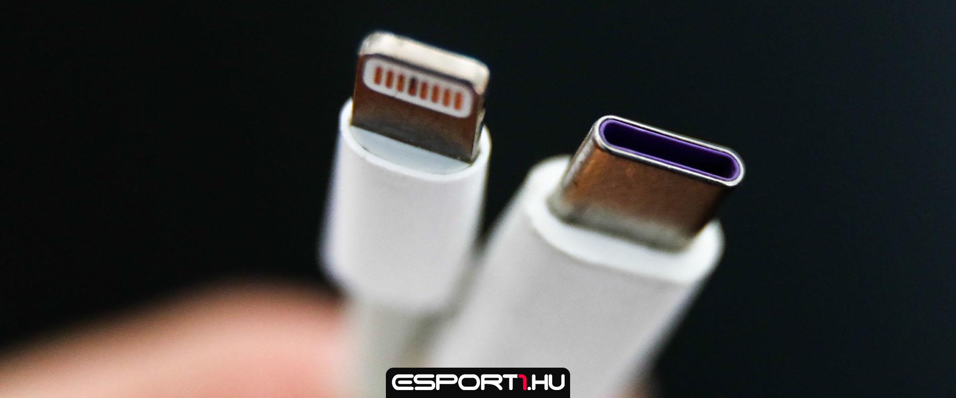 2024-től a legtöbb hordozható eszközhöz USB-C portra lesz szükség az EU-ban