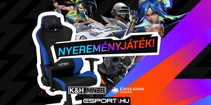Magyar Nemzeti E-sport Bajnokság - Nyerj gamer széket az októberi K&H MNEB közvetítéseken!