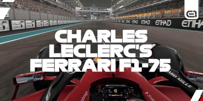 Simracing - Az Abu-dzabi nagydíjra hangolódva – így néz ki egy kör az F1 22-n Charles Leclerc-rel