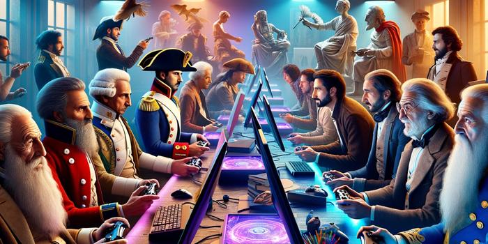Gaming - Képeken a történelmünk, ha már Einstein és Lincoln is gamer lett volna