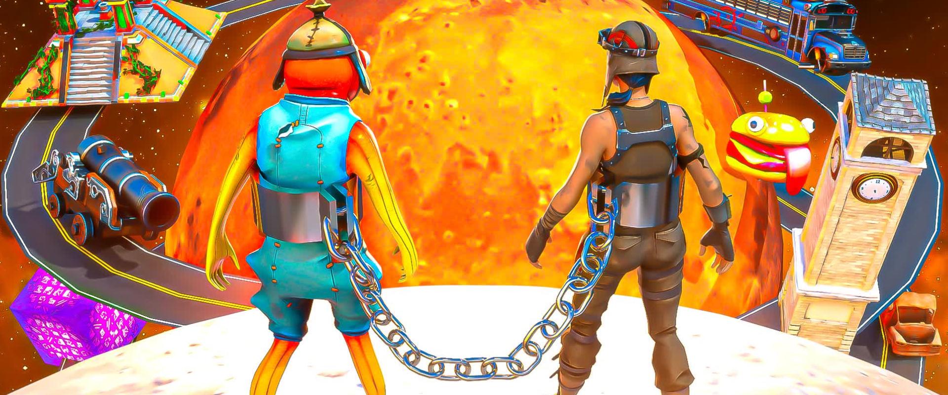 Fortnite: Itt a legújabb őrület, csak úgy hasít a Chained Together pálya