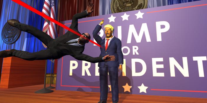 Gaming - Nem hiszed el, de van Steamen egy játék, amiben Trumpot kell megvédenünk a golyótól