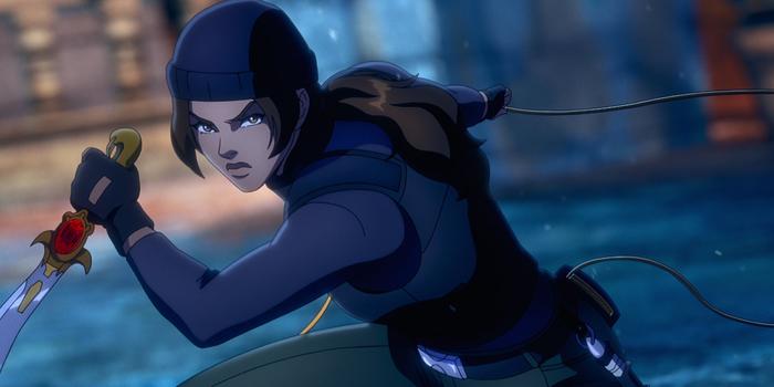 Film és Sorozat - Itt a Tomb Raider anime-sorozat előzetese, melyben Lara Croft mindenkit péppé ver