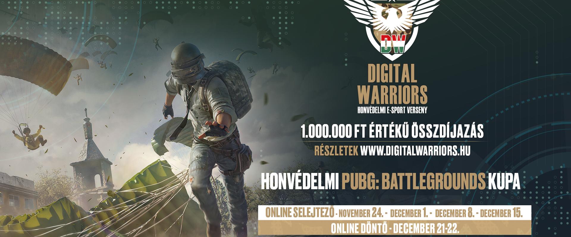 DW PUBG: 1 000 000 forintos összdíjazással vár az év legnagyobb magyar versenye!