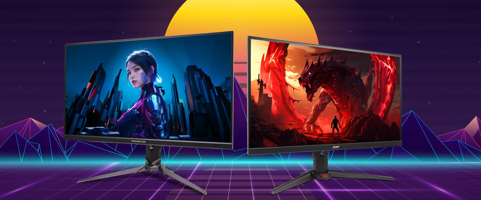 Két új gamer monitort villantott az Acer