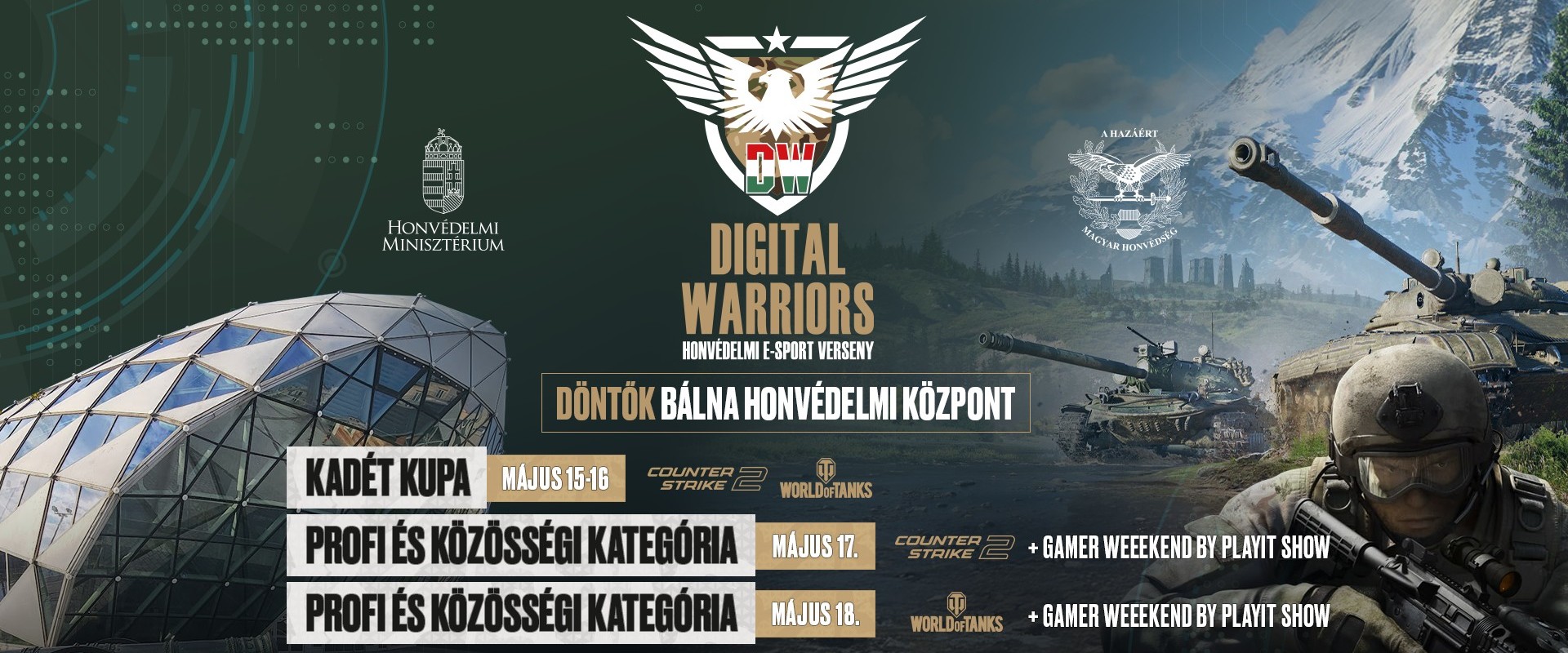 WoT és CS2: Jönnek a Digital Warriors tavaszi döntői!