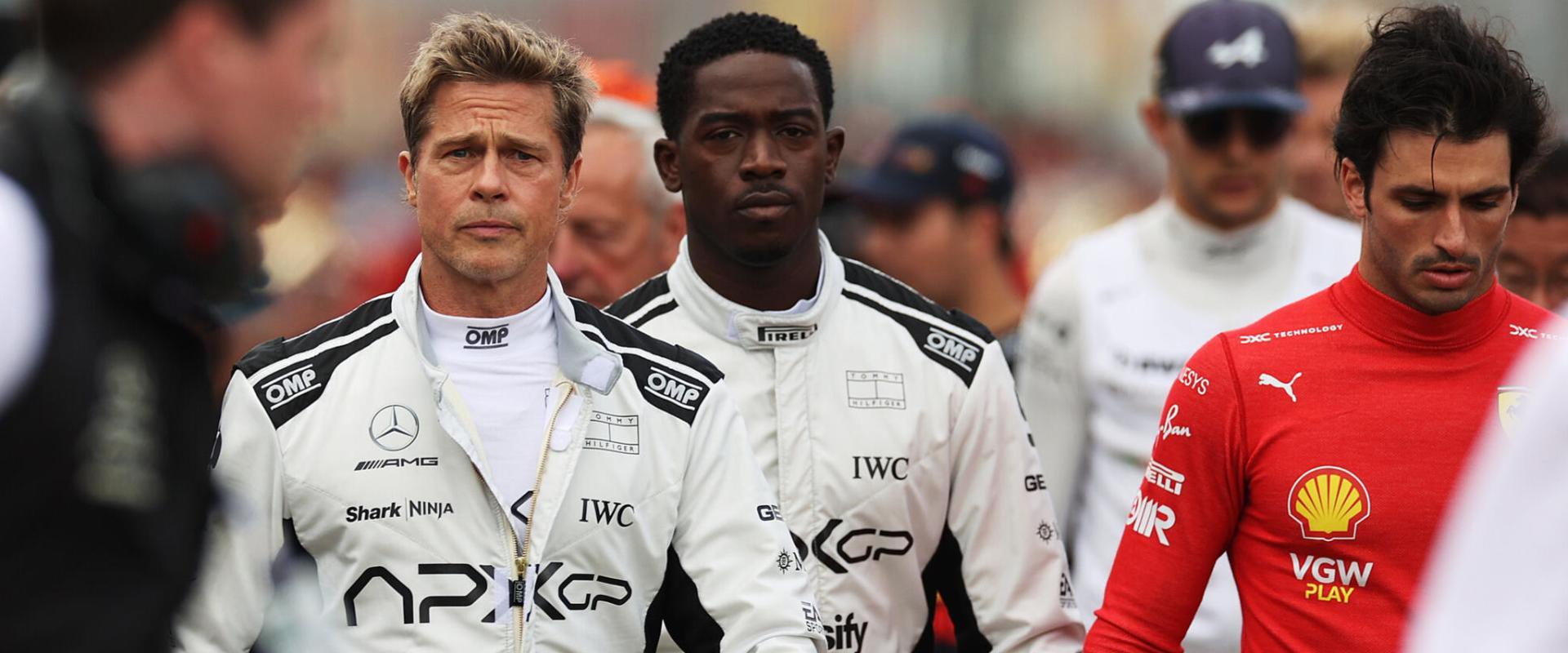 Brad Pitt F1-filmjének egyik jelenetén jót nevettek a valódi pilóták