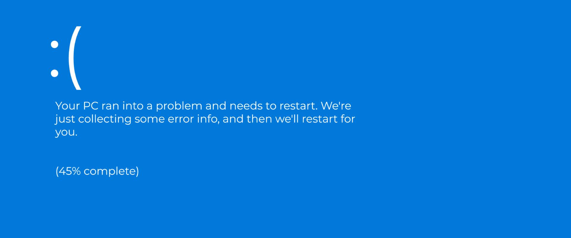 Isten veled, Kék Halál: negyven év után megszűnik az ikonikus Windows-képernyő