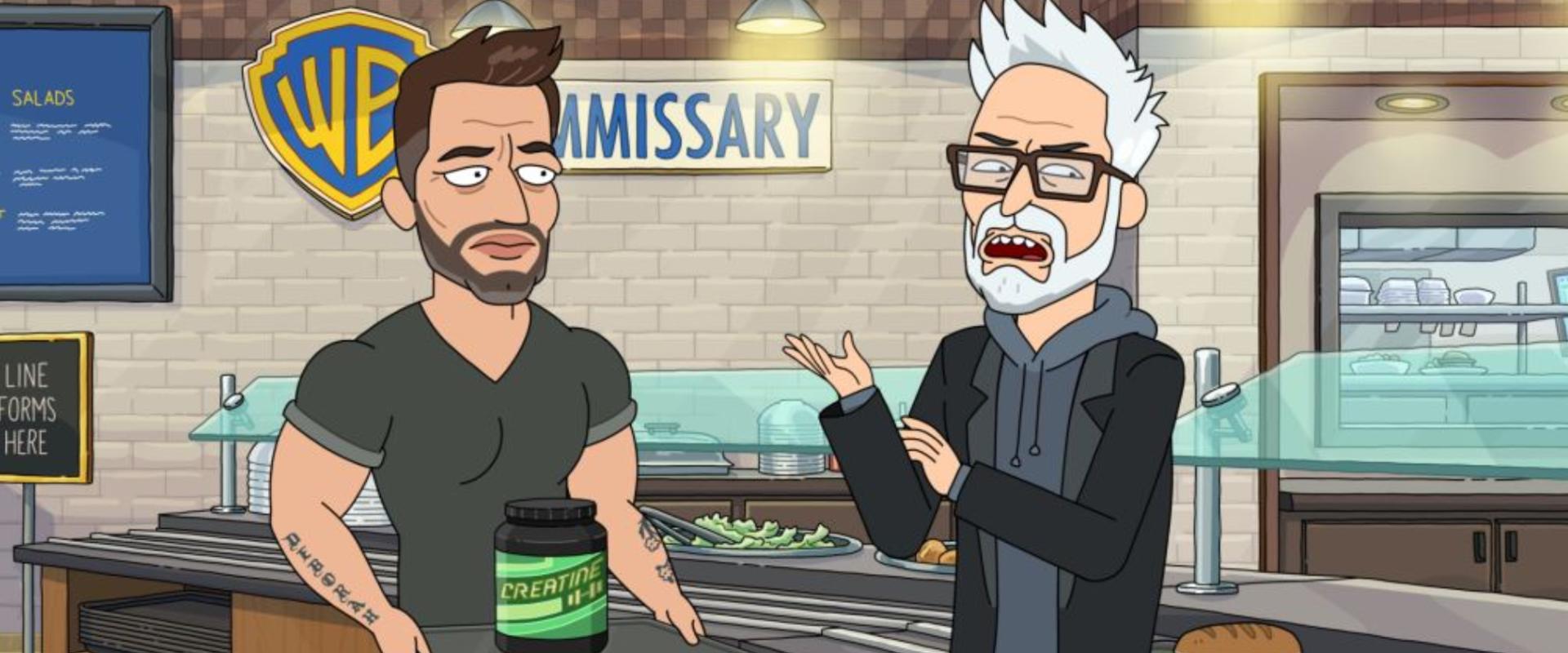 A Rick és Morty új részében James Gunn és Zack Snyder a Warner Bros. menzáján futnak össze