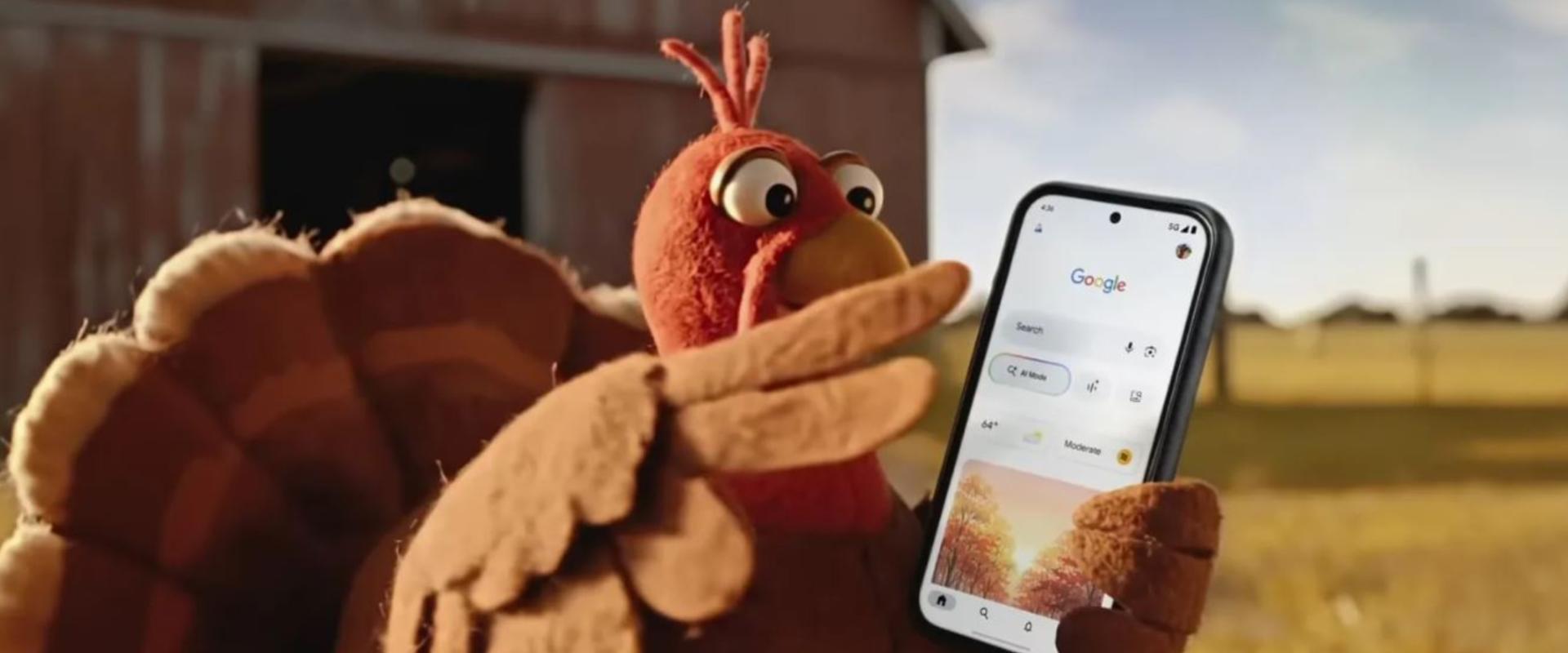 A Google első, teljesen AI reklámjában egy pulyka menekül a hálaadásnapi mészárlás elől