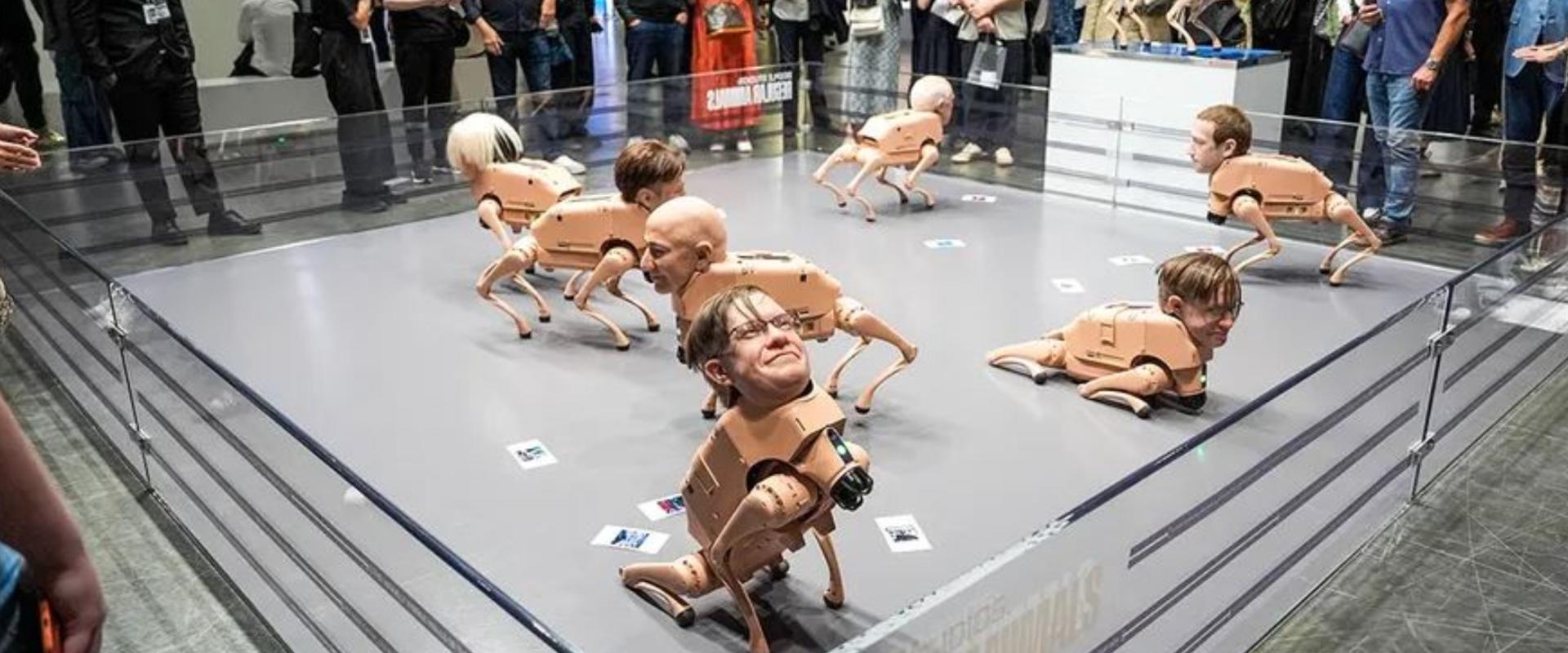 Elon Musk, Jeff Bezos és Mark Zuckerberg robotkutya lett