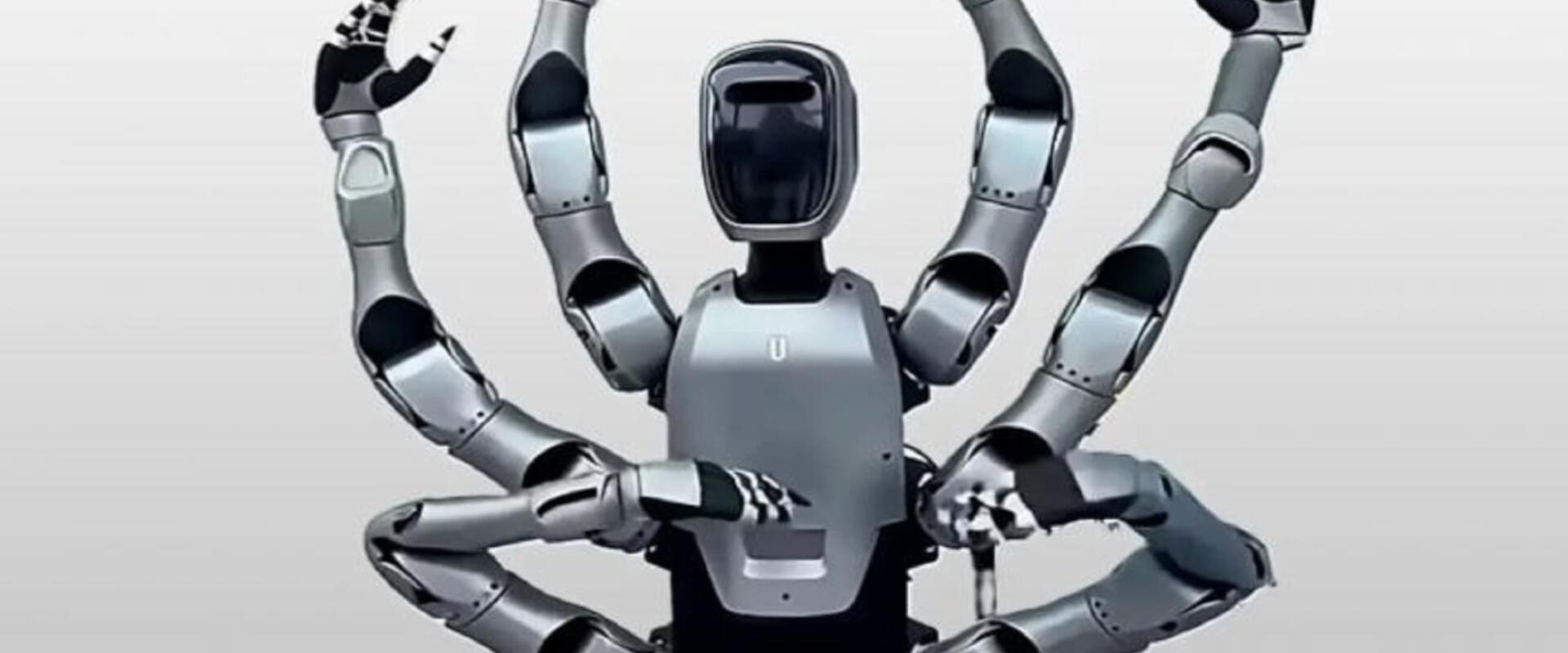Hatkarú humanoid robotot villantott egy kínai gyártó