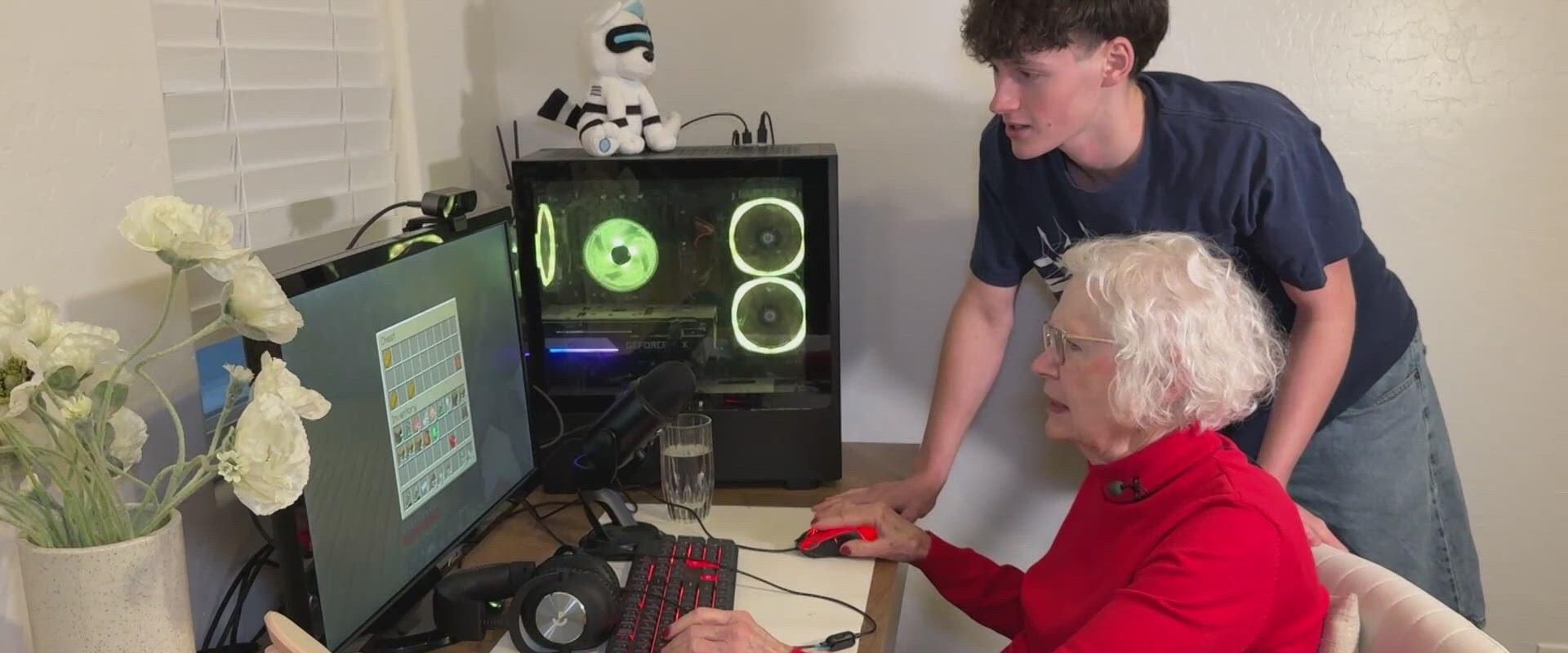 Egy 81 éves nagymama Minecraft-videói segítettek meggyógyítani az unokáját