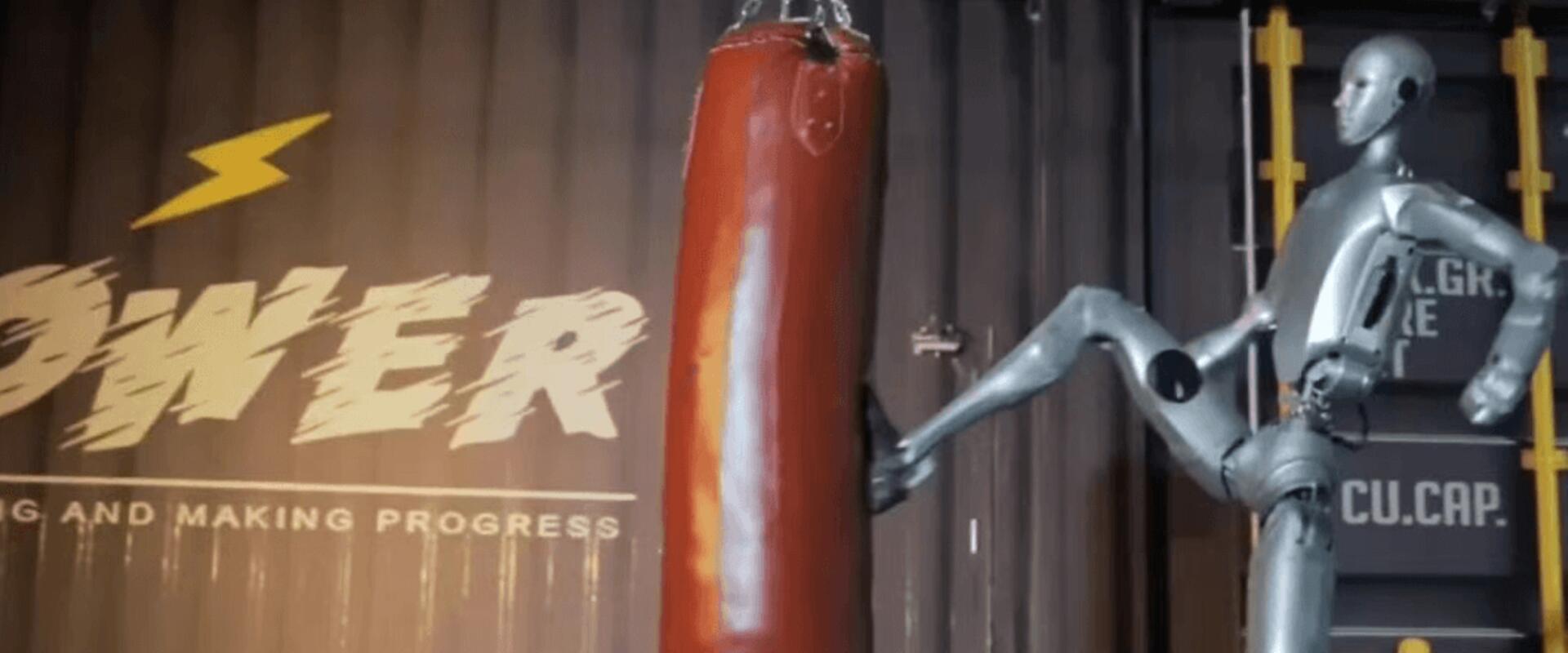 Videón a 180 centiméter magas, 70 kilós robot, ami pörgőrúgásra is képes