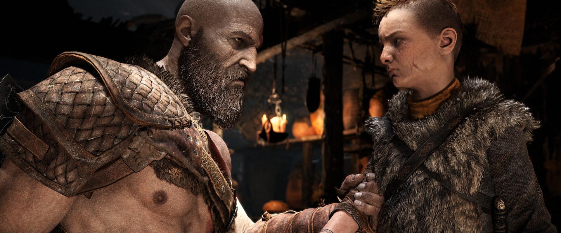 Kratos és Atreus látható az élőszereplős God of War sorozat első képén