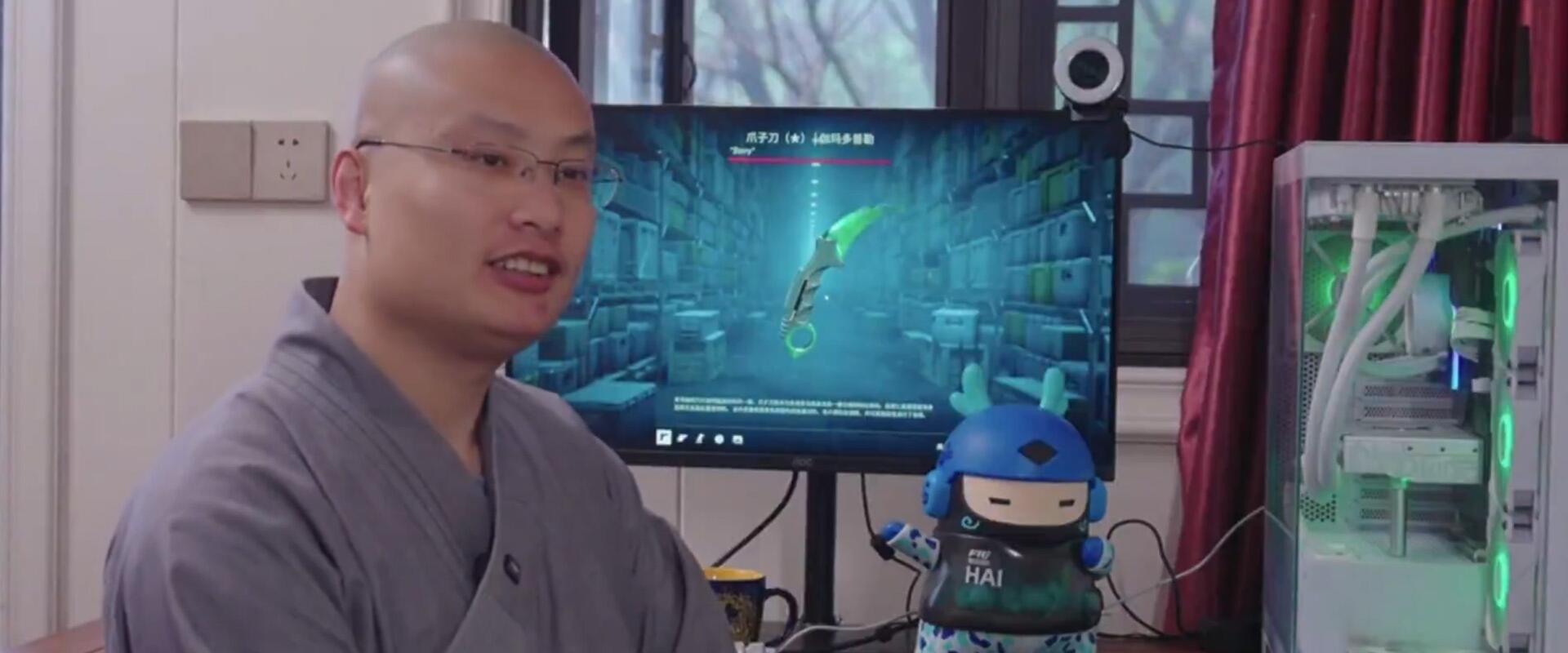 Jobb buddhista lett a Counter-Strike-tól egy szerzetes, állítja a 3 milliós kése előtt