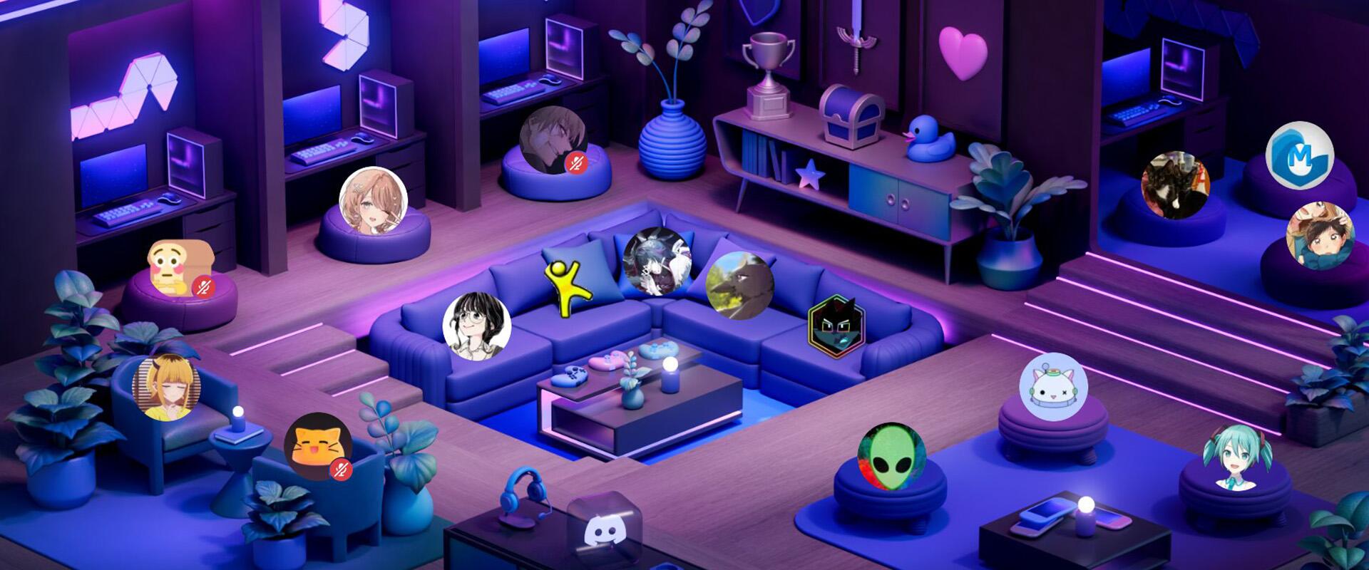 Egy közös nappaliba költöznek a Discord-barátaid – Érkezik a Discord Living Room