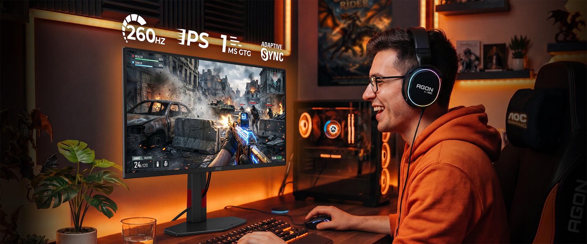 Az AOC új esport monitorja piszkosul gyors, de nem kell érte bankot robbantanunk