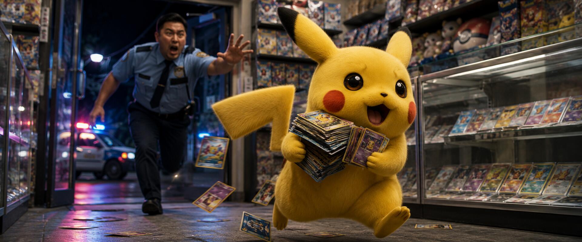 Elképesztő hajtóvadászat indult egy Pokémon-kártya tolvaj ellen
