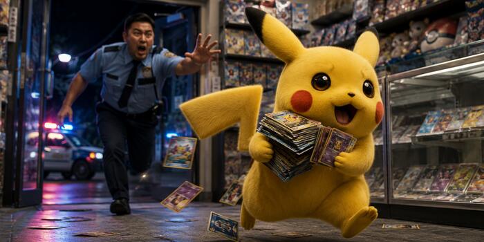 Gaming - Elképesztő hajtóvadászat indult egy Pokémon-kártya tolvaj ellen