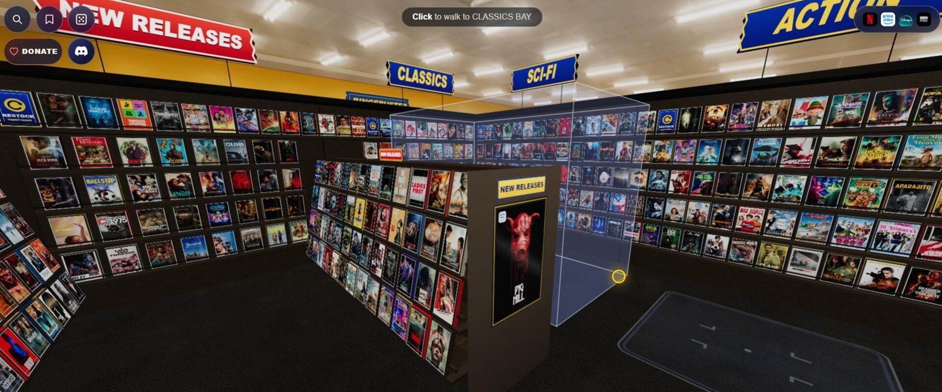 Ez a virtuális videótéka a streaming-feliratkozásaidból áll össze