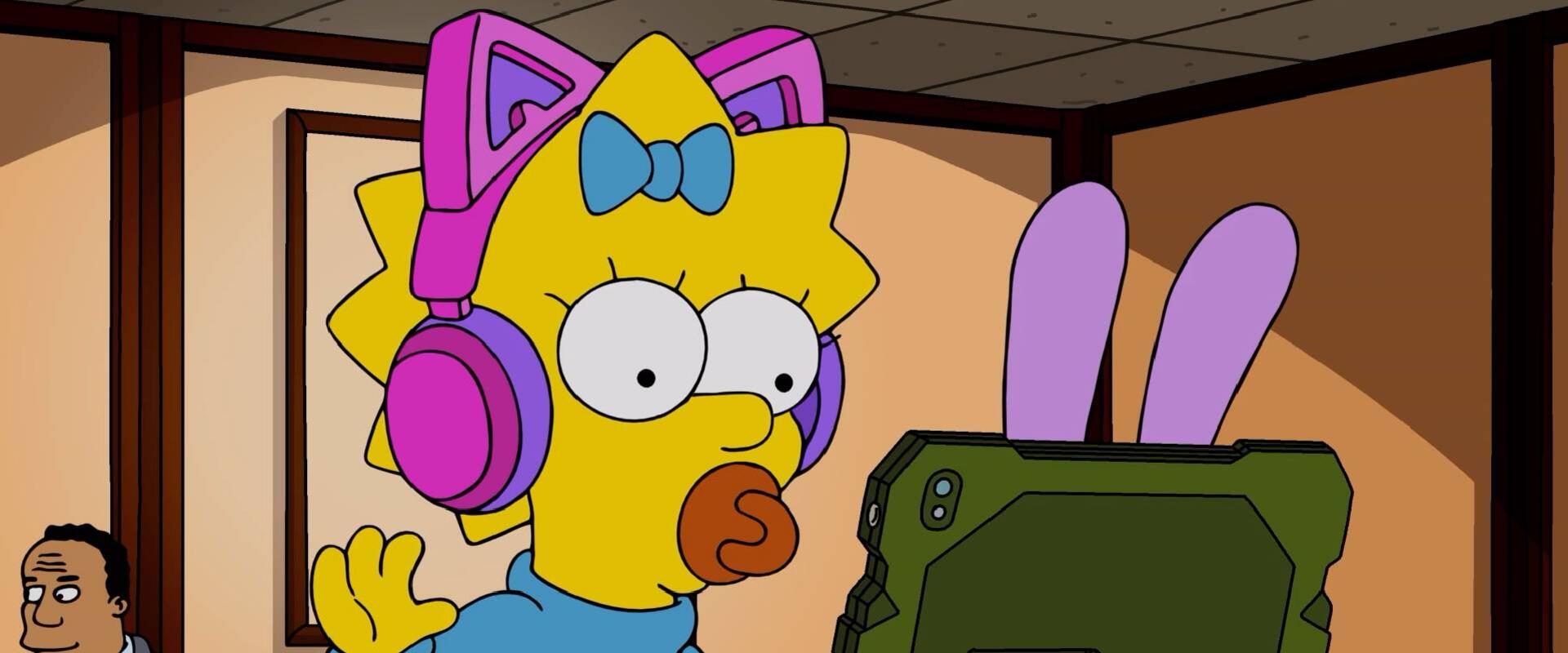 Maggie-t bekebelezi a mesterséges intelligencia A Simpson család Black Mirrorjában