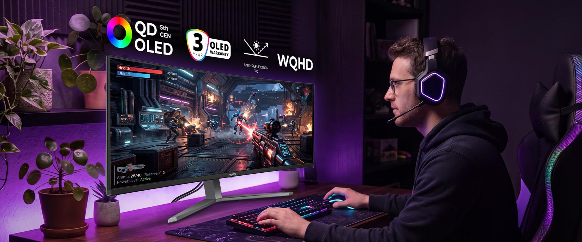Ultraszéles és szuperszéles monitorokat villantott az AGON by AOC a Gamescomon