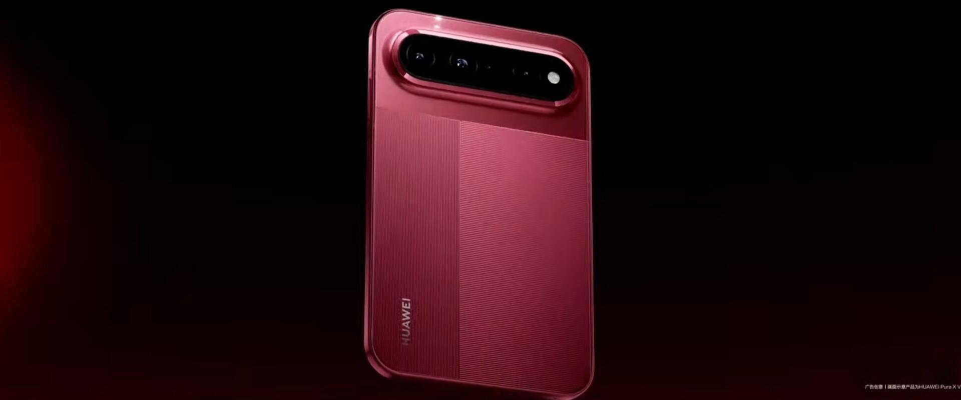 A Huawei is felült a széles telefonos vonatra, csak háttal