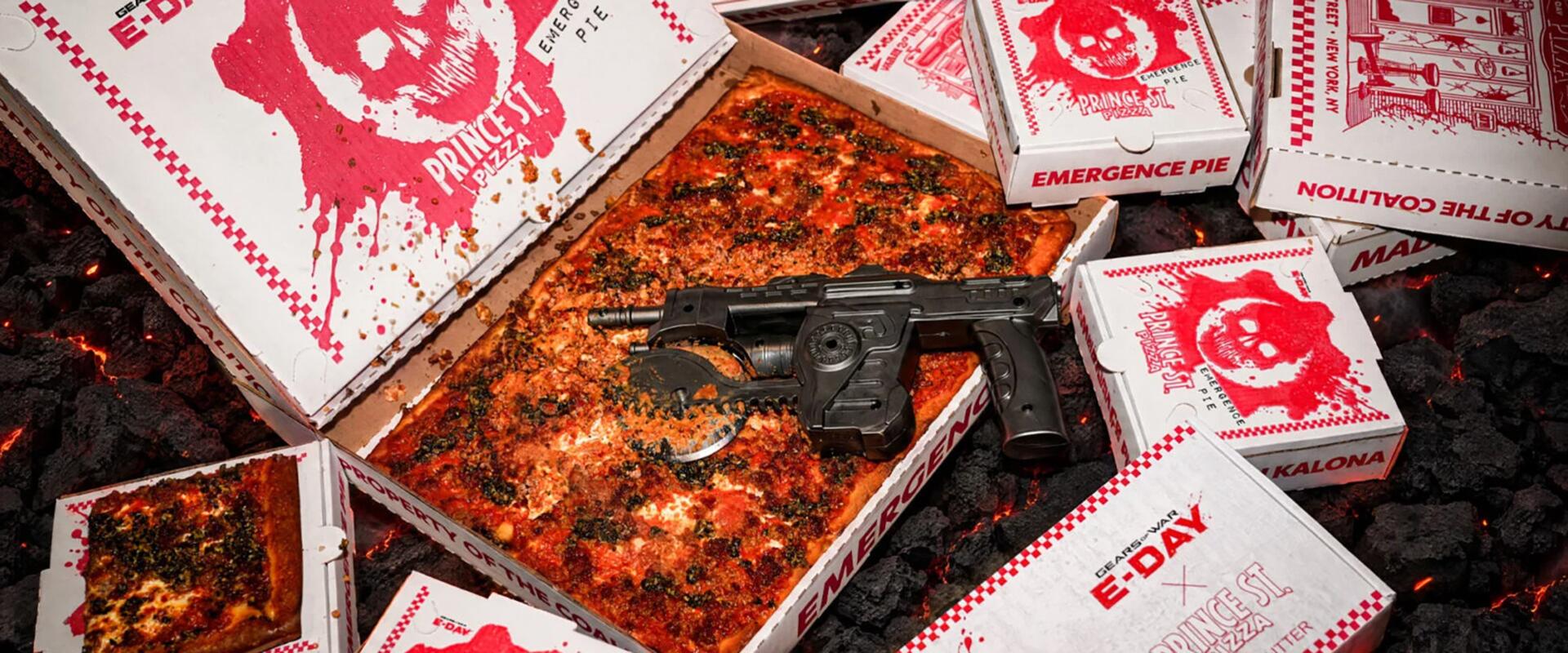 Pillanatok alatt elkapkodták a Gears of War: E-Day láncfűrészes pizzavágóját