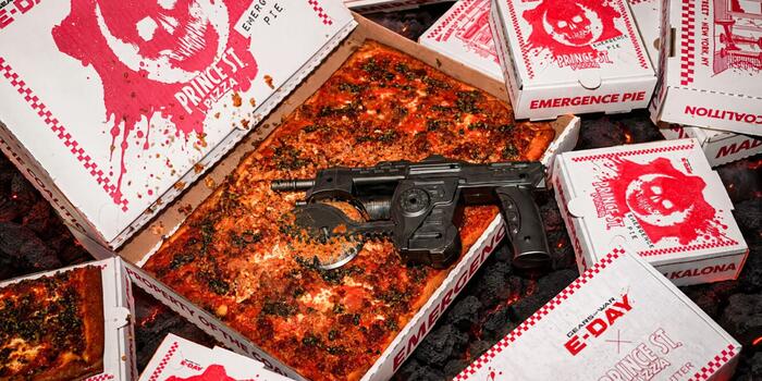 Gaming - Pillanatok alatt elkapkodták a Gears of War: E-Day láncfűrészes pizzavágóját