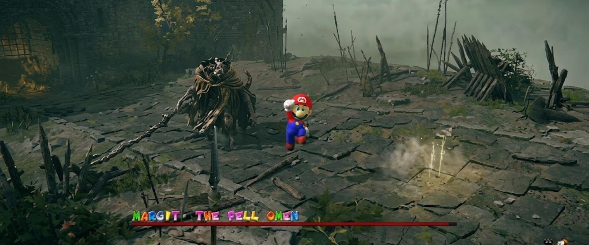 Teljesen megváltozik az Elden Ring játékmenete ezzel a Super Mario 64 moddal