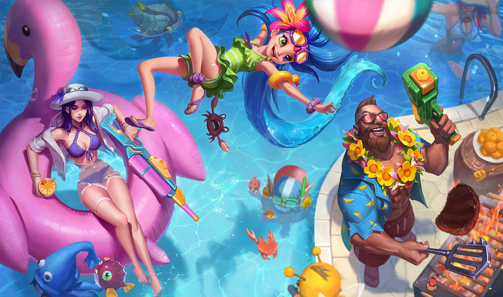Pool Party Gangplank - 742 RP (-45%)