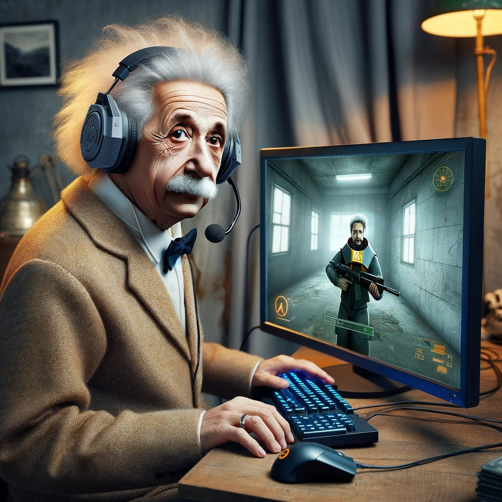 Einstein pedig a Half-Life-ra szavaz