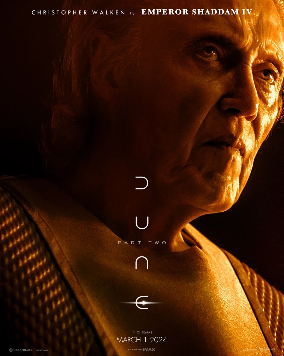 Emperor (a császár) szerepében: Christopher Walken (Dűne 2024)