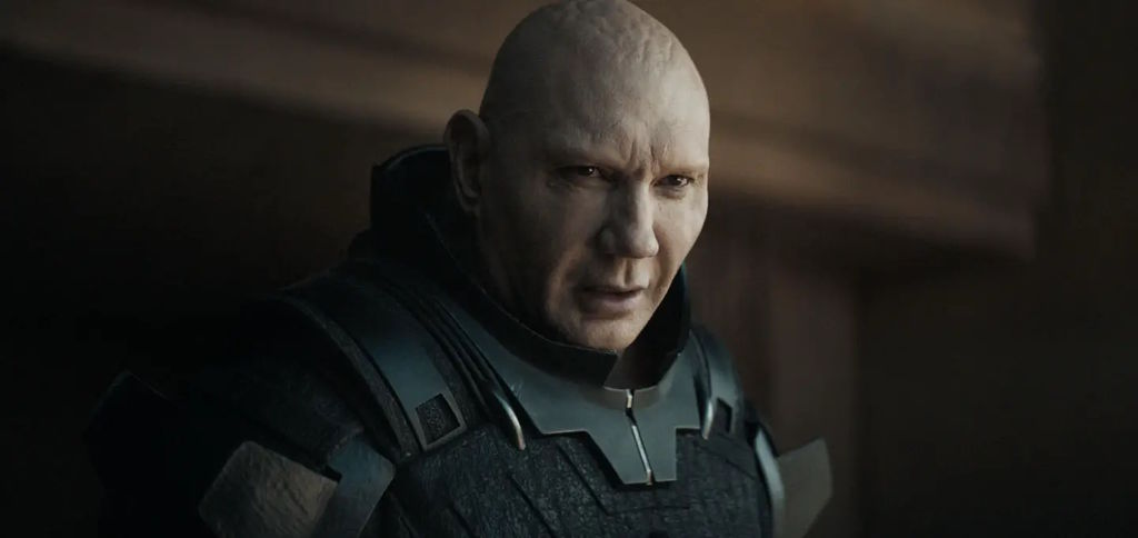 The Beast Rabban Harkonnen szerepében: Dave Bautista (Dűne 2021/2024)