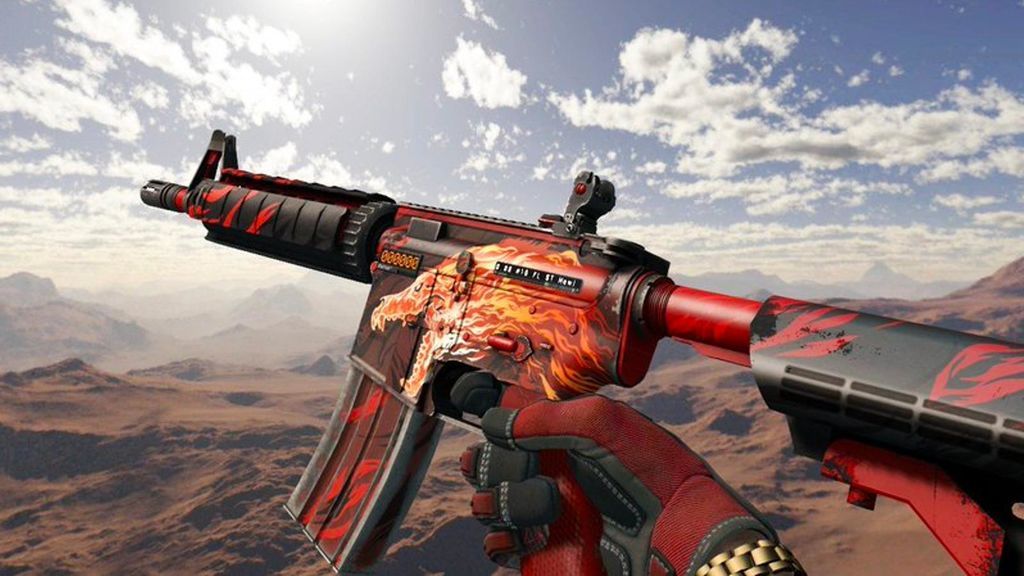 8. M4A4 Howl: $3 000 – $15 000