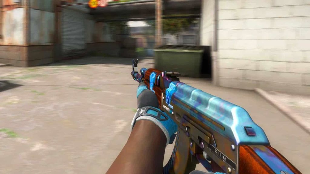 2. AK-47 Case Hardened (661): $40 000 – $1 000 000+