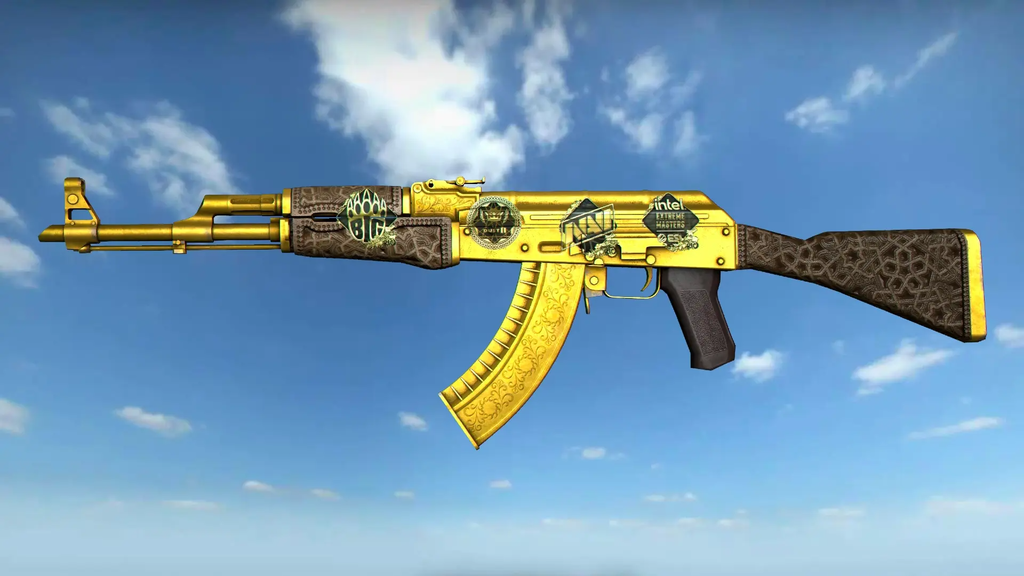 10. AK-47 Gold Arabesque (Souvenir) – $1 500 – $8 000