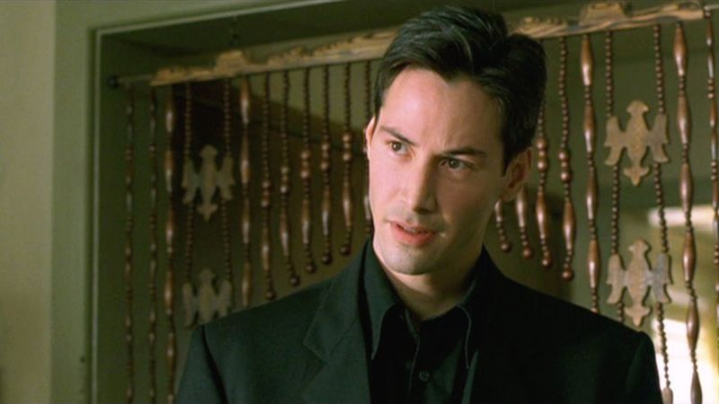 Keanu Reeves a Mátrixban