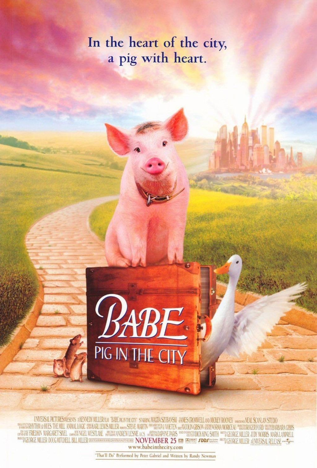 Babe (1995): imdb pontszám: 6.9 / Rotten Tomatoes nézői értékelés: 67% kép forrása: imdb