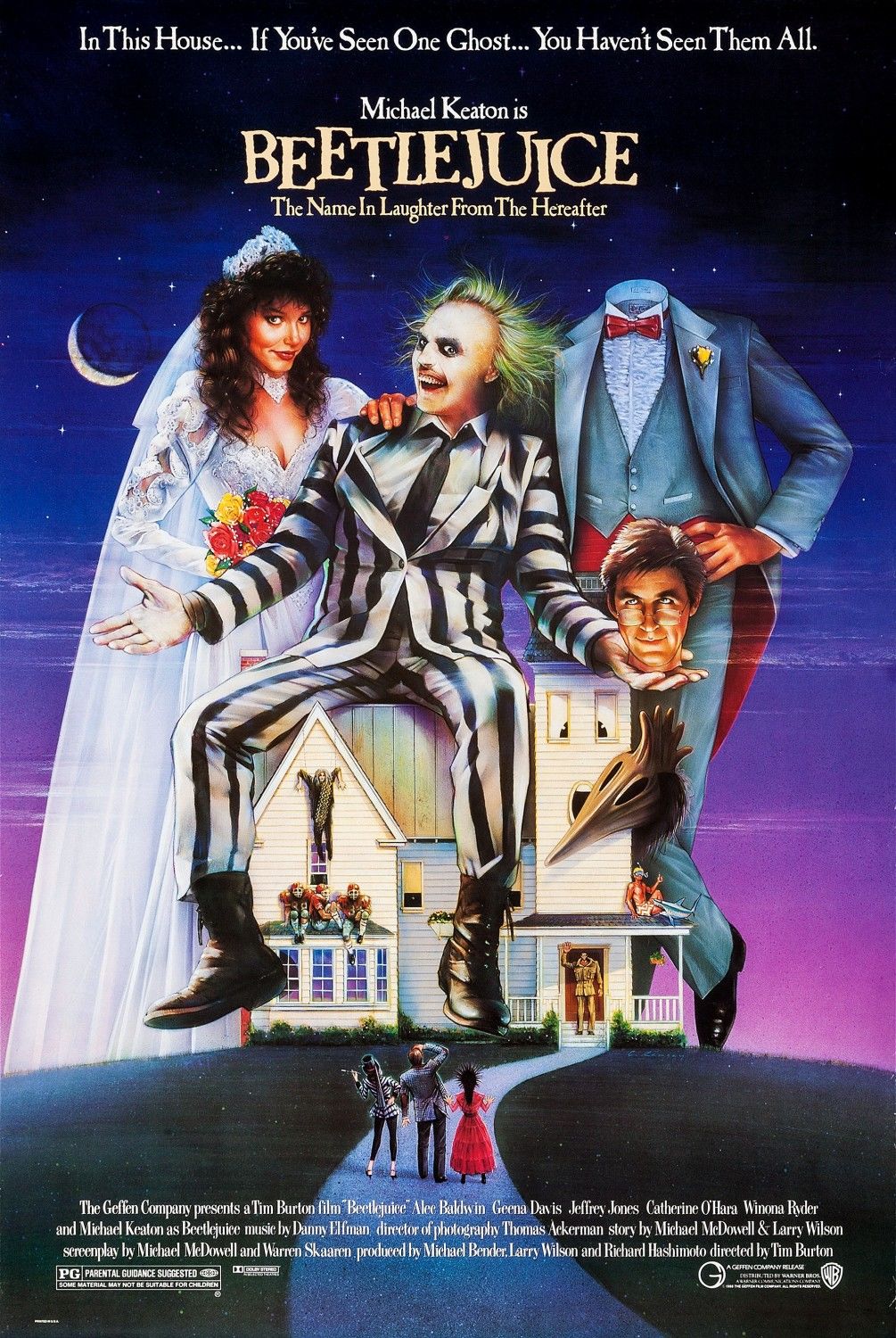 Beetlejuice | Beetlejuice - Kísértethistória (1988): imdb pontszám: 7.5 / Rotten Tomatoes nézői értékelés: 82% kép forrása: imdb