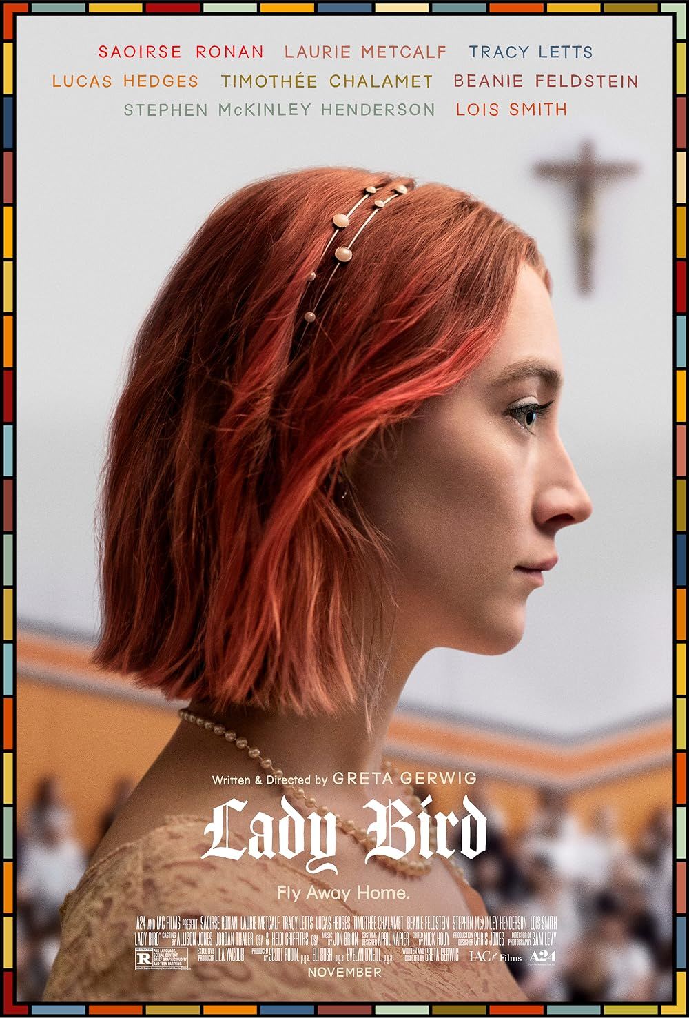 Lady Bird (2017): imdb pontszám: 7.4 / Rotten Tomatoes nézői értékelés: 79% kép forrása: imdb