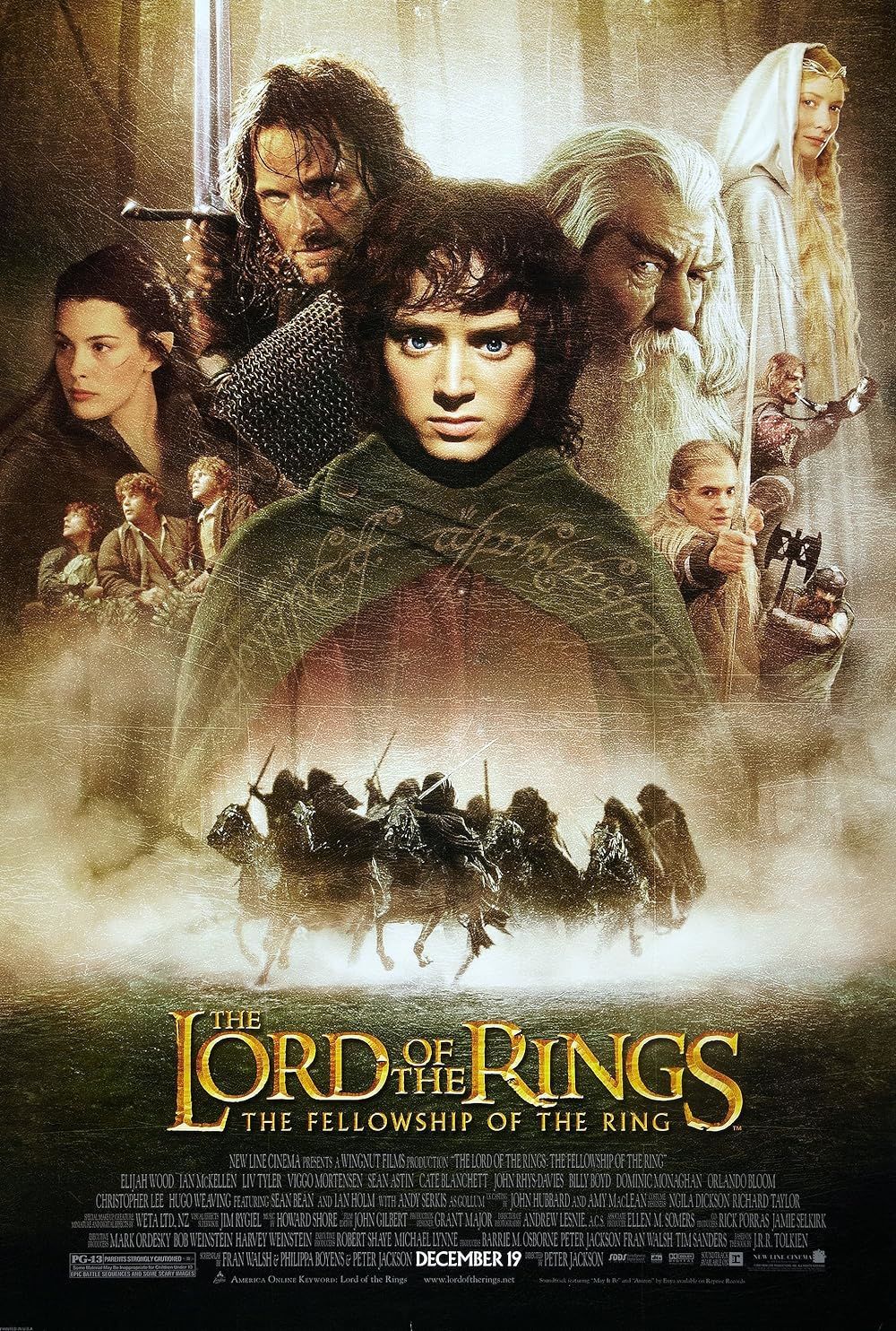 The Lord of the Rings: The Fellowship of the Ring | A Gyűrűk Ura: A gyűrű szövetsége (2001): imdb pontszám: 8.9 / Rotten Tomatoes nézői értékelés: 95% kép forrása: imdb