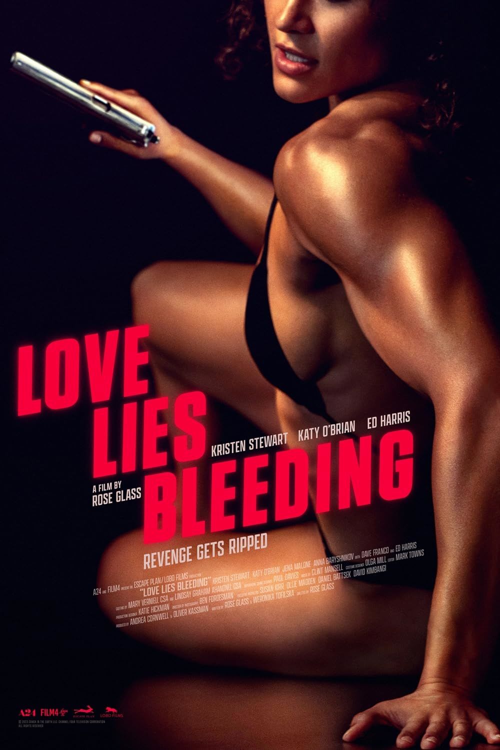 Love Lies Bleeding | Kivérző szerelem (2024): imdb pontszám: 6.7 / Rotten Tomatoes nézői értékelés: 82% kép forrása: imdb