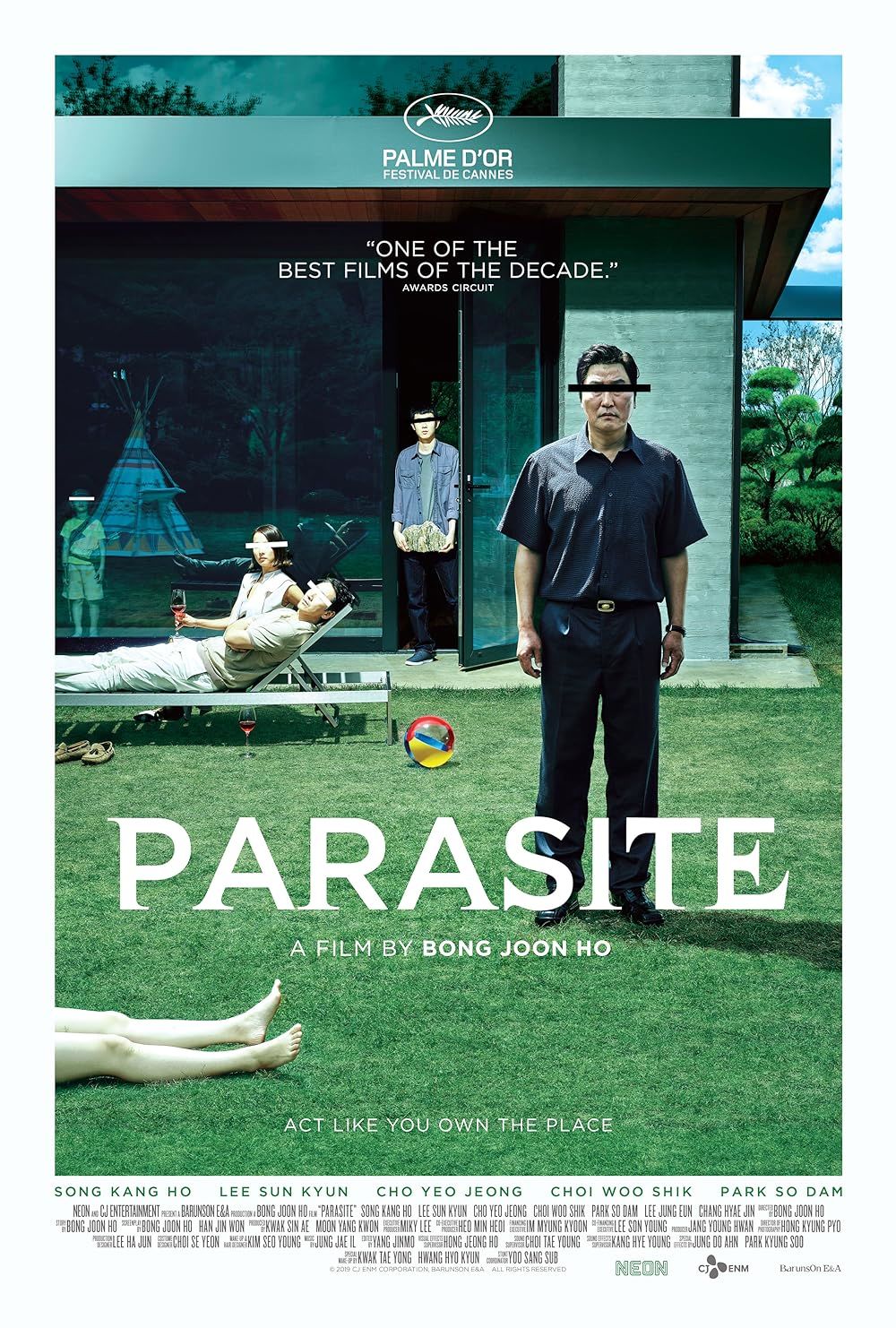 Parasite | Élősködők (2019): imdb pontszám: 8.5 / Rotten Tomatoes nézői értékelés: 90% kép forrása: imdb