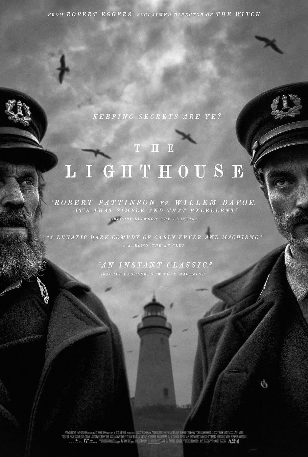 The Lighthouse | A világítótorony (2019): imdb pontszám: 7.4 / Rotten Tomatoes nézői értékelés: 72% kép forrása: imdb