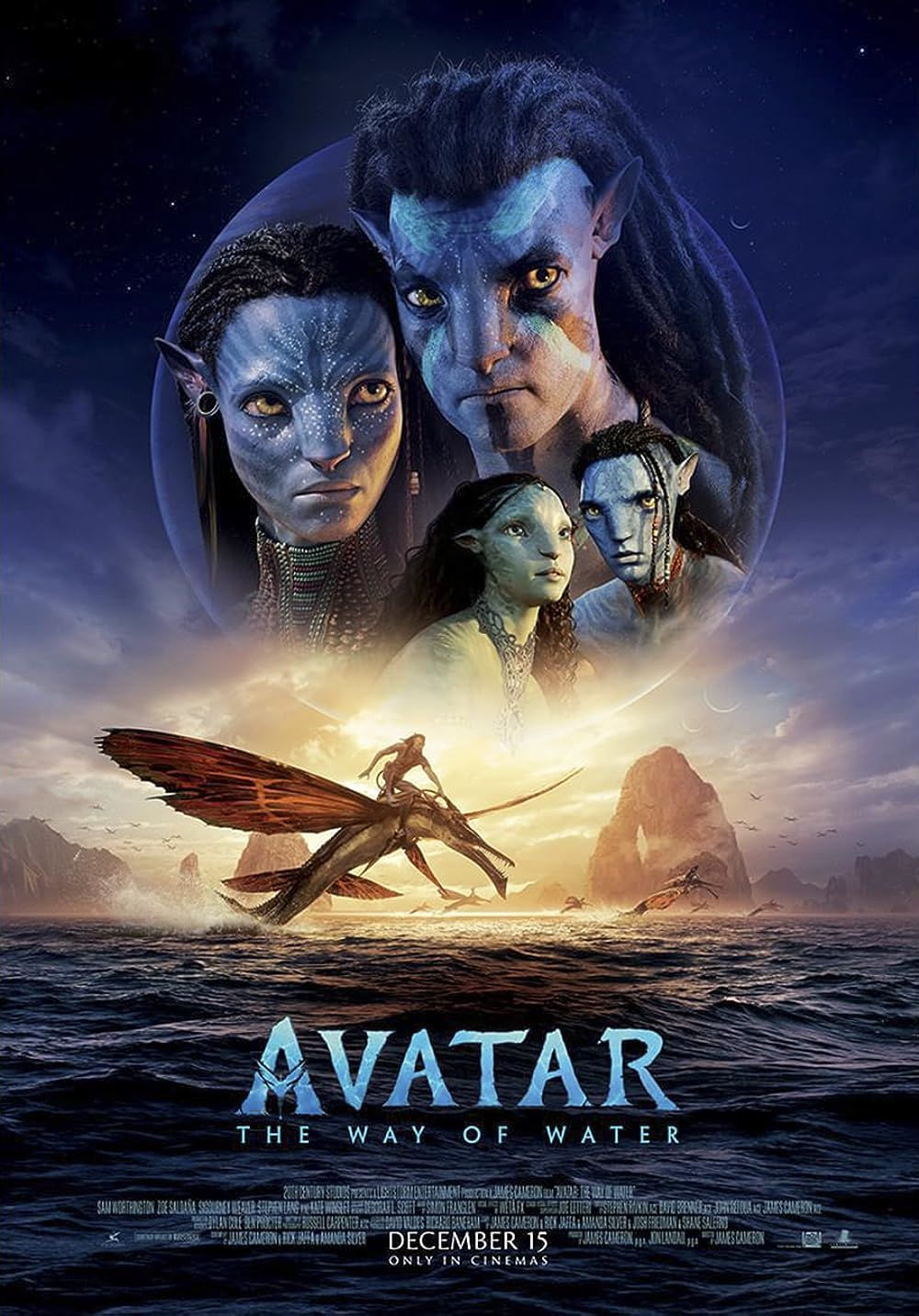 Avatar: The Way of Water | Avatar: A víz útja (2022): imdb pontszám: 7.5 / Rotten Tomatoes nézői értékelés: 92%