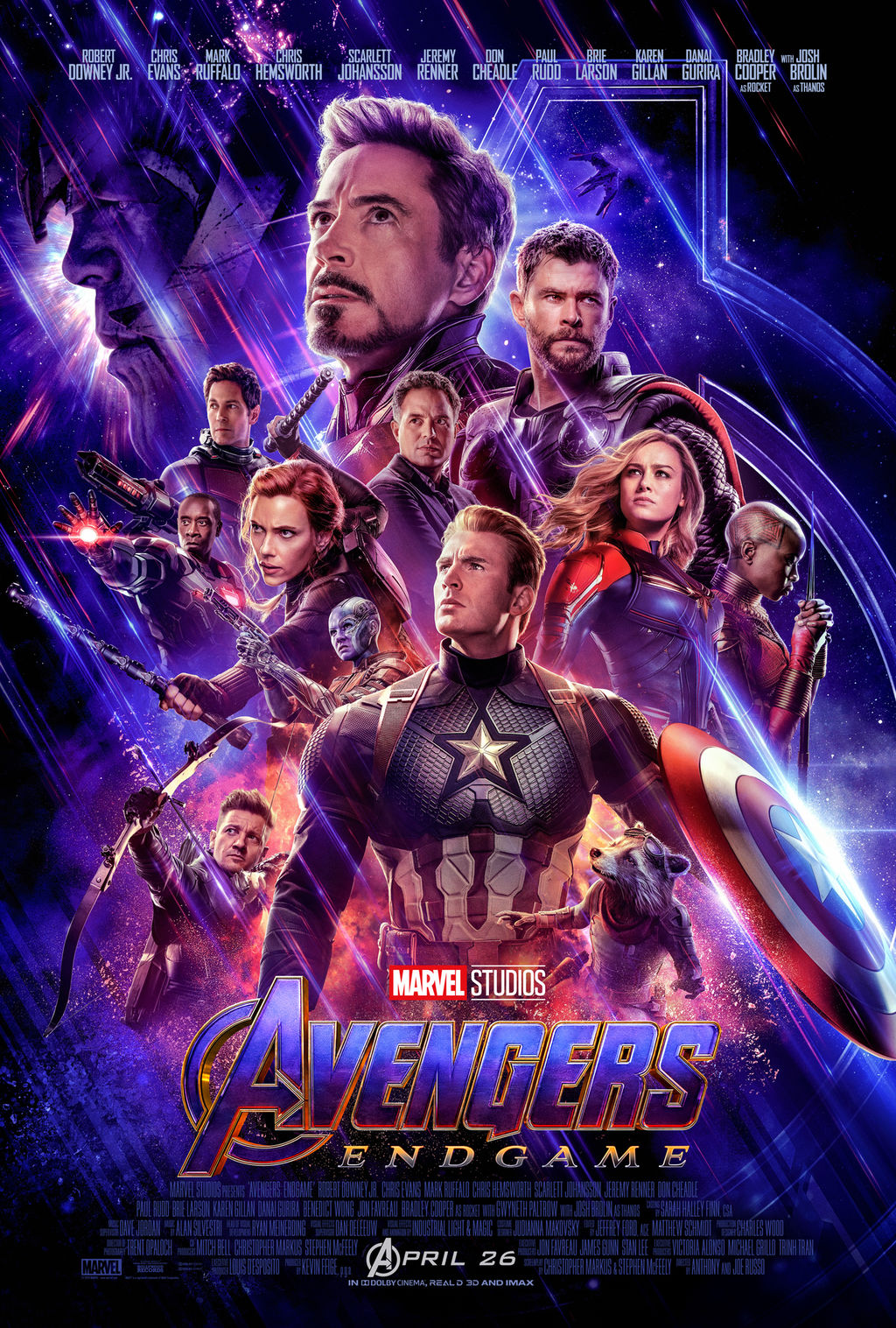 Avengers: Endgame | Bosszúállók: Végjáték (2019): imdb pontszám: 8.4 / Rotten Tomatoes nézői értékelés: 90%