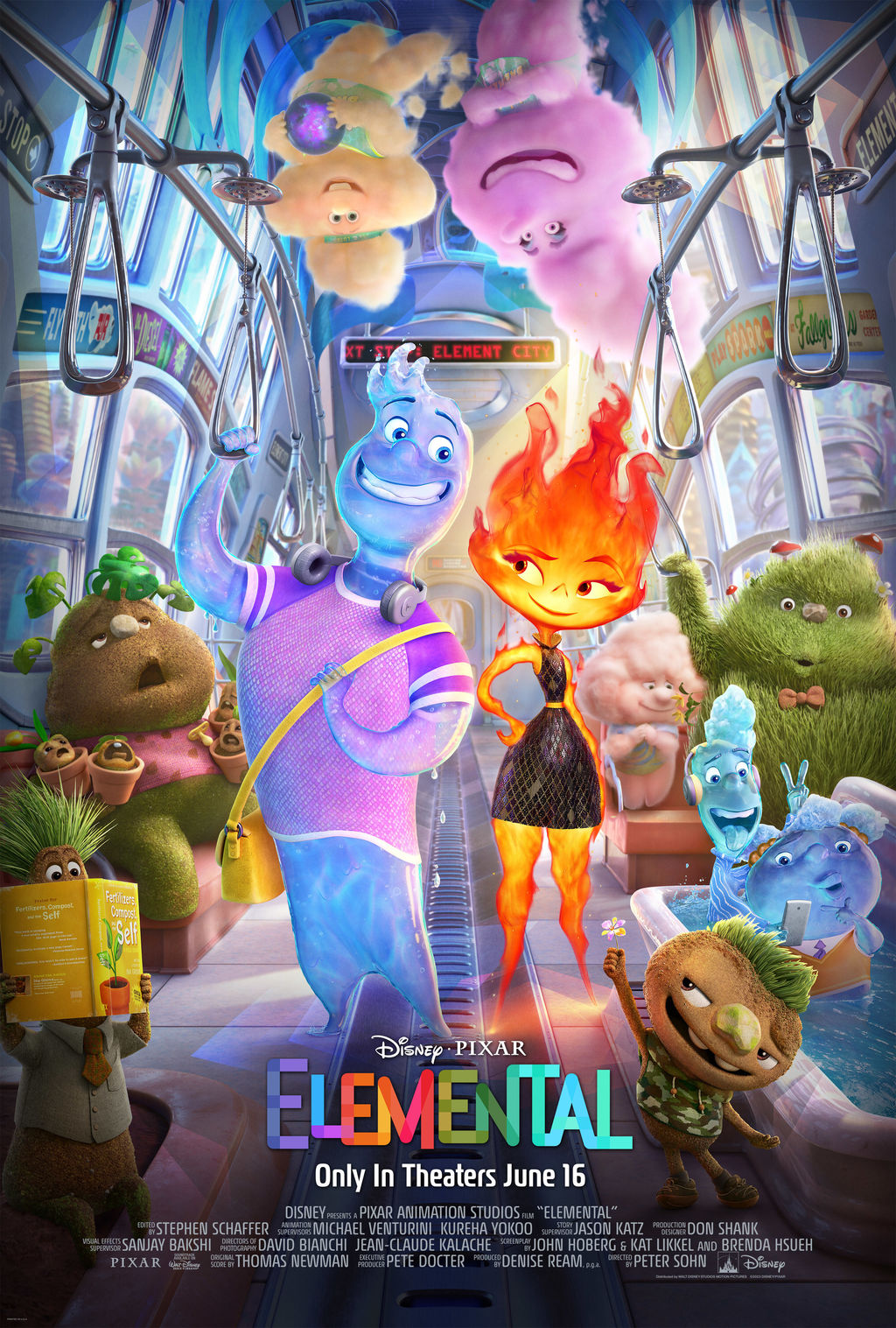 Elemental | Elemi (2023): imdb pontszám: 7.0 / Rotten Tomatoes nézői értékelés: 93%